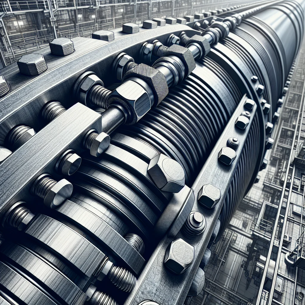 جدول سایز و مشخصات فنی یوبولت برای لوله‌های صنعتی